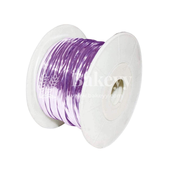 Lavender Aluminum Twist Ties | Twister Roll Blue 100 Yards | Twister For Chocolate Packaging - Bakeyy.com