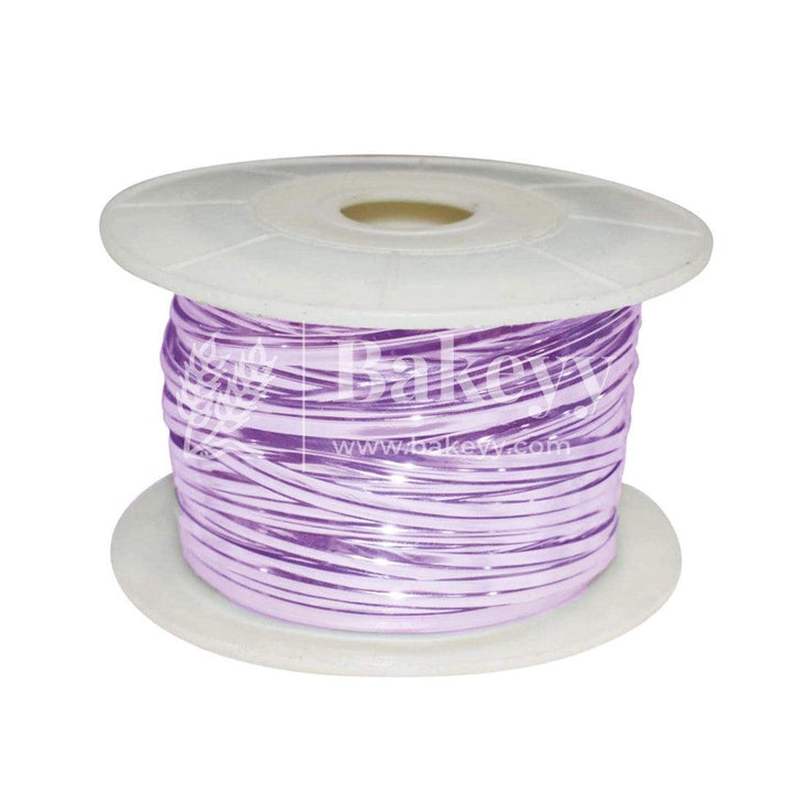 Lavender Aluminum Twist Ties | Twister Roll Blue 100 Yards | Twister For Chocolate Packaging - Bakeyy.com