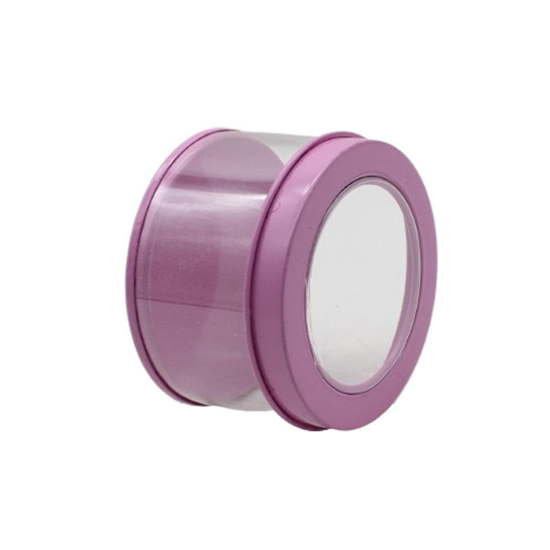 Lavender Round Empty Decorative Acrylic Box | Gift Box | Chocolate Box | Sweet Box | Jewellery Box | Pvc Tin Box | Big - Bakeyy.com - India - Lavender Round Empty Decorative Acrylic Box | Gift Box | Chocolate Box | Sweet Box | Jewellery Box | Pvc Tin Box | Big - Default Title