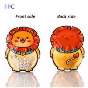 Assorted Animal Shape Zip Lock Bags | Animal Shape Bags For Kids | Pack of 50 - Bakeyy.com - India - Assorted Animal Shape Zip Lock Bags | Animal Shape Bags For Kids | Pack of 50 - Design -5 Lion
