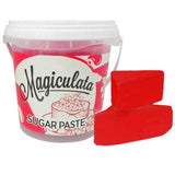 Magiculata Sugar Paste | Magic Red | Fondant - Bakeyy.com - India - Magiculata Sugar Paste | Magic Red | Fondant - 250 Grams