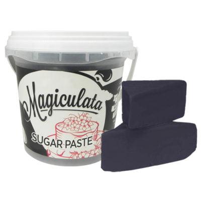 Magiculata Sugar Paste | Midnight Black | Fondant - Bakeyy.com - India - Magiculata Sugar Paste | Midnight Black | Fondant - 250 Grams