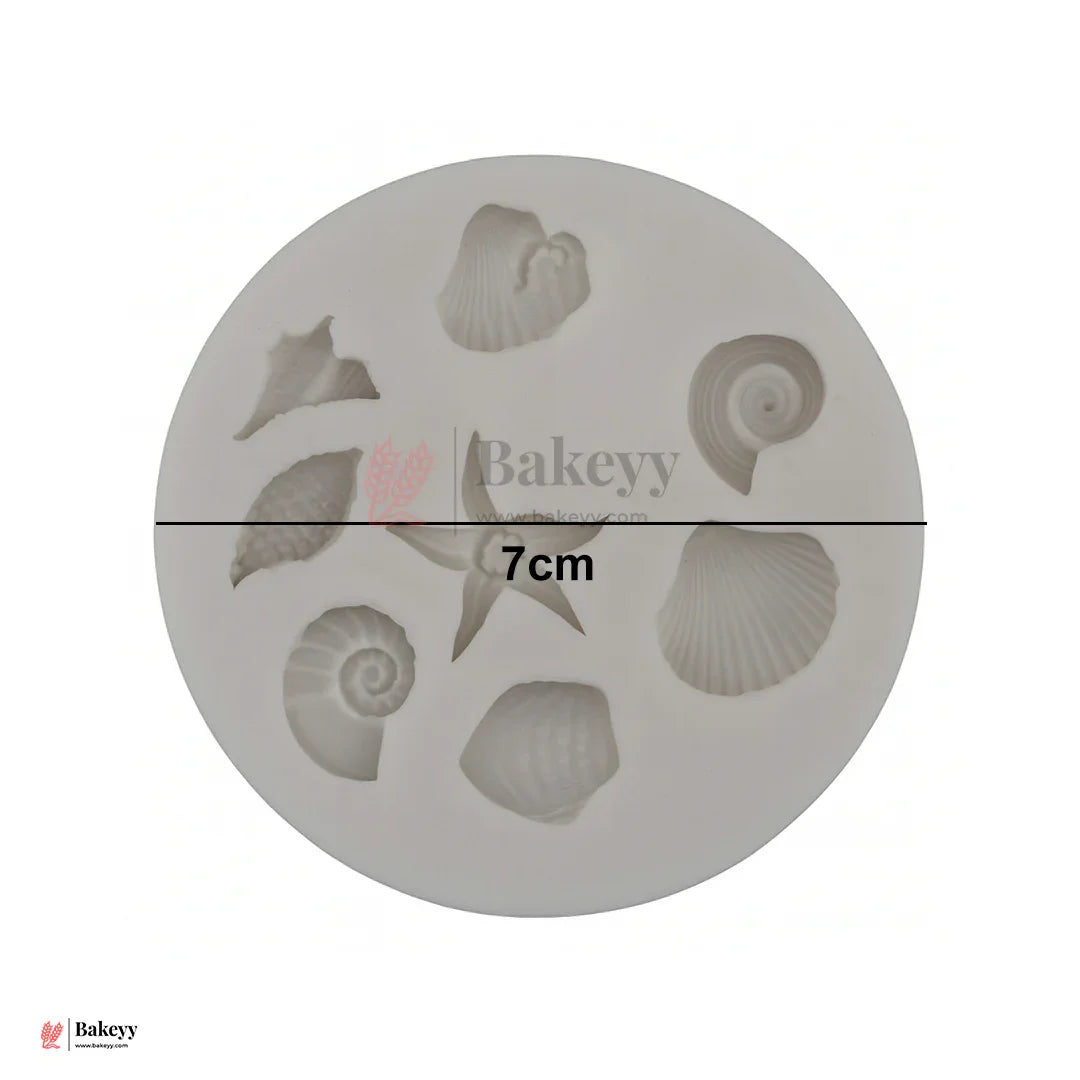 553 | Ocean Silicone Fondant Mould | 7cm