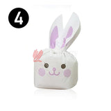 M Rabbit Ear Candy Gift Bags Cute Plastic Bunny Goodie Bags Candy Bags for Kids Bunny Party Favors | Pack of 50 - Bakeyy.com - India - M Rabbit Ear Candy Gift Bags Cute Plastic Bunny Goodie Bags Candy Bags for Kids Bunny Party Favors | Pack of 50 - Design 4