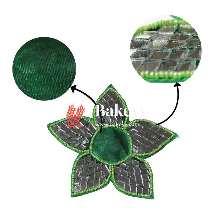 Rangoli Diya Mat |Green Color| (Pack Of 1) - Bakeyy.com - India - Rangoli Diya Mat |Green Color| (Pack Of 1) - Default Title