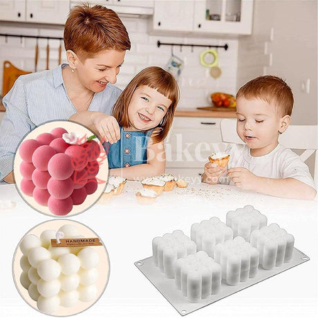 Mini Cube Aromatherapy Candle Silicone Mold DIY - Bakeyy.com - India - Mini Cube Aromatherapy Candle Silicone Mold DIY - Default Title