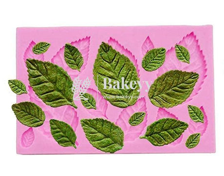 Mini Leaf's Shaped | Mirzipan Mould - Bakeyy.com - India - Mini Leaf's Shaped | Mirzipan Mould - Default Title