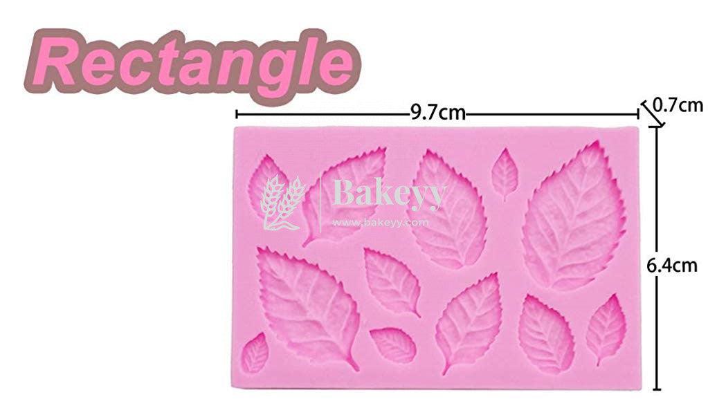 Mini Leaf's Shaped | Mirzipan Mould - Bakeyy.com - India - Mini Leaf's Shaped | Mirzipan Mould - Default Title