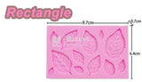 Mini Leaf's Shaped | Mirzipan Mould - Bakeyy.com - India - Mini Leaf's Shaped | Mirzipan Mould - Default Title