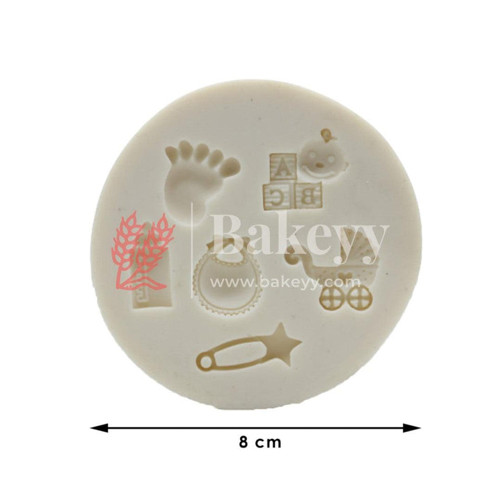 Miniature Shapes of Fondant Mould - Bakeyy.com