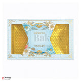 12x7 Inch Elegant Floral Design Chocolate & Sweet Gift Box with Golden Tray | Pack Of 10