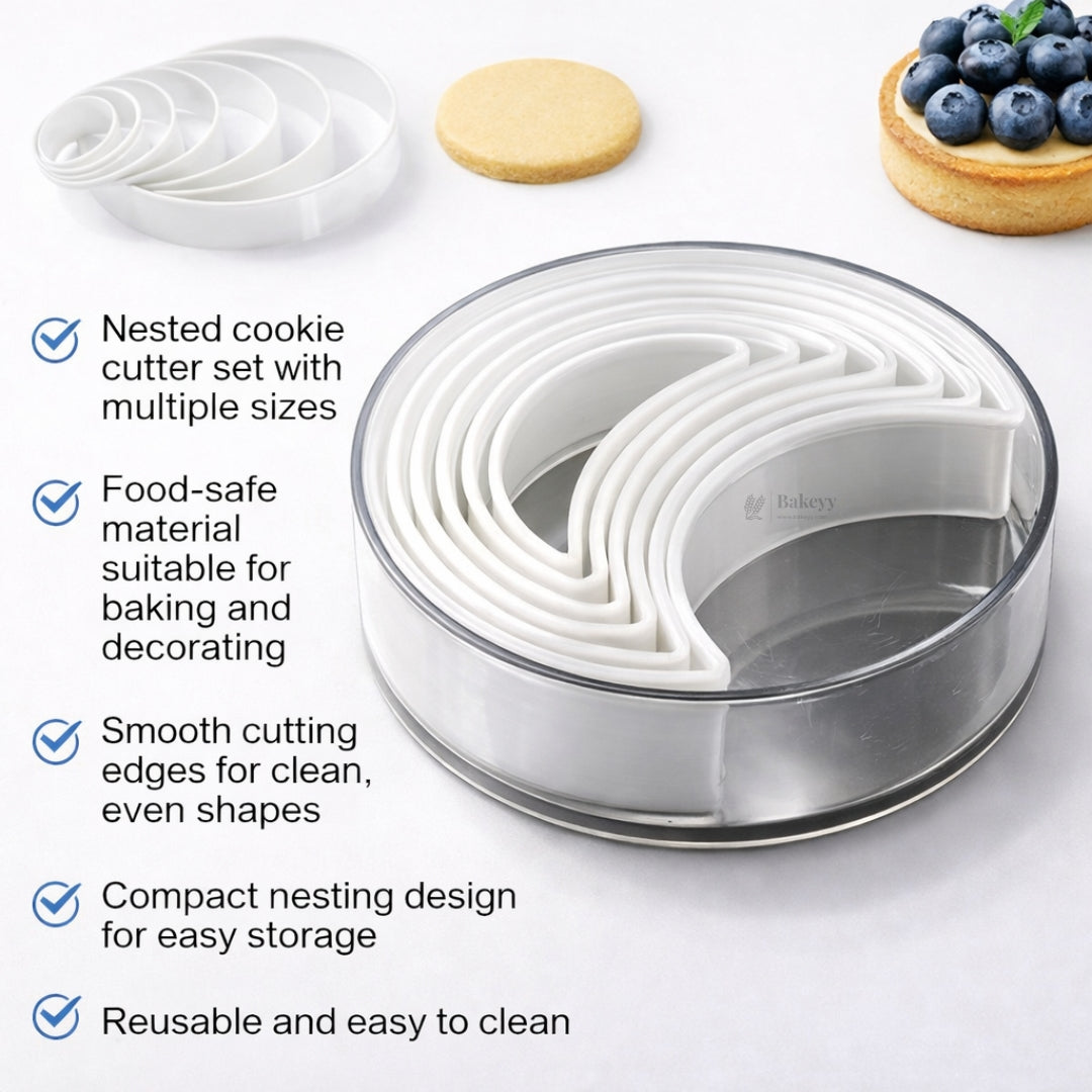 Nested Cookie Cutter Set | Assorted Sizes | Baking & Fondant Cutter | Pack of 1