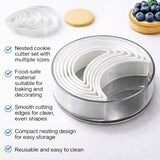 Nested Cookie Cutter Set | Assorted Sizes | Baking & Fondant Cutter | Pack of 1