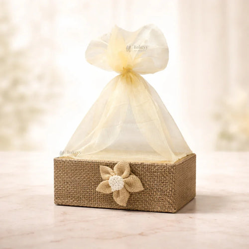 Brown Net Hamper Basket | Perfect for Gifting | Pack of 1