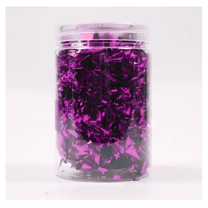 Non Edible Leaf Flakes | For Decorations | Arts N Craft | Purple - Bakeyy.com