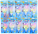 Number 3 Rainbow Candle | 1 pcs | For Birthday, Wedding Party & Cake Decoration - Bakeyy.com - India - Number 3 Rainbow Candle | 1 pcs | For Birthday, Wedding Party & Cake Decoration - Default Title