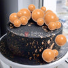 Orange Round Ball Topper For Cake and Cupcake Decoration - Bakeyy.com