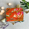 4 Inch Wooden Embroidery Bangle Box For Women, Jewellery Organiser Box, Bangle Organiser Box - Bakeyy.com - India - 4 Inch Wooden Embroidery Bangle Box For Women, Jewellery Organiser Box, Bangle Organiser Box - Orange