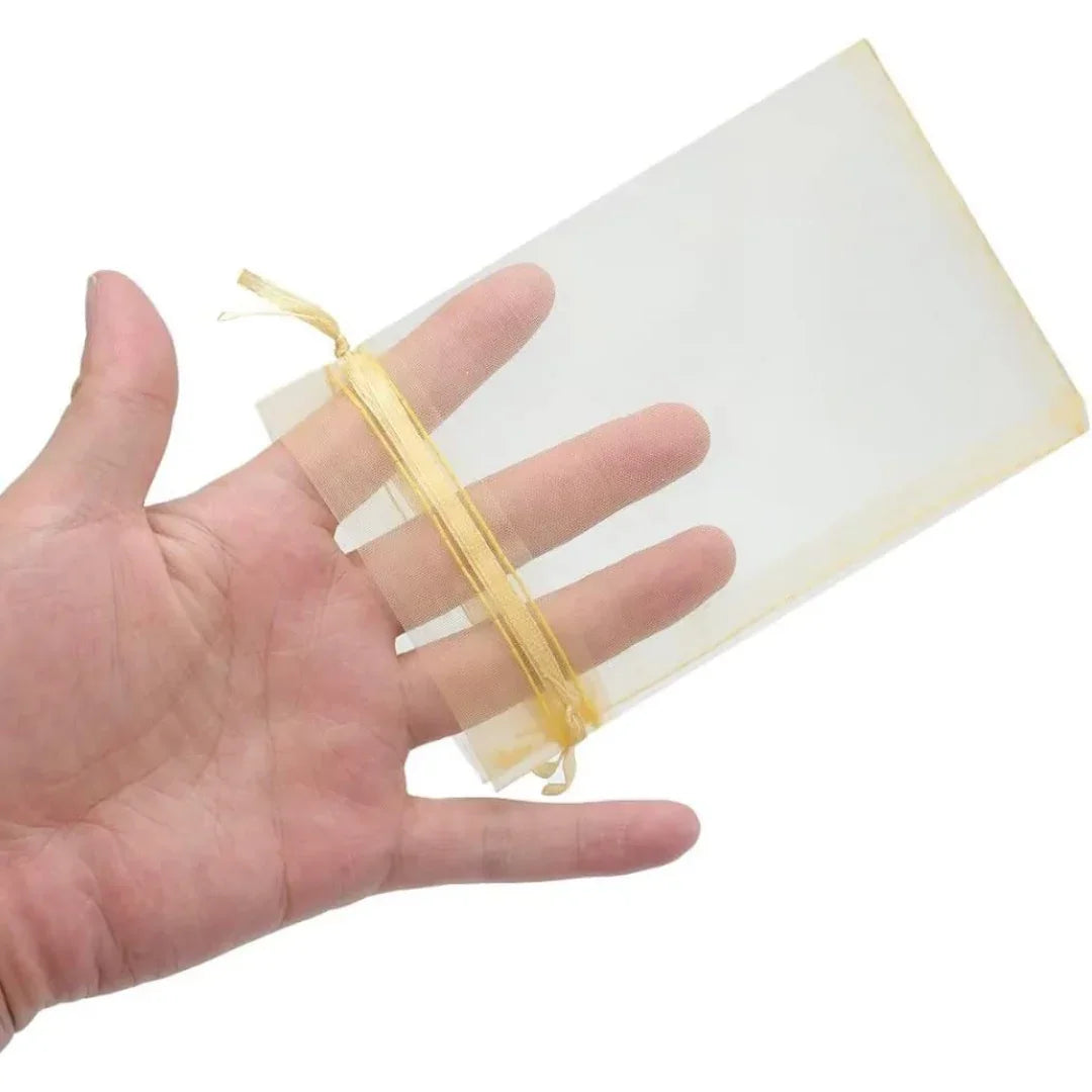 Organza Potli Bags | Drawstring Bags | Gold Color