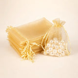Organza Potli Bags | Drawstring Bags | Gold Color