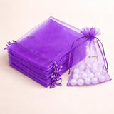 Organza Potli Bags | Drawstring Bags | Light Purple Color