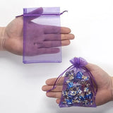 Organza Potli Bags | Drawstring Bags | Light Purple Color