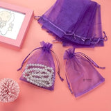 Organza Potli Bags | Drawstring Bags | Light Purple Color