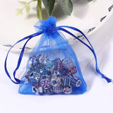 Organza Potli Bags | Drawstring Bags | Royal Blue Color