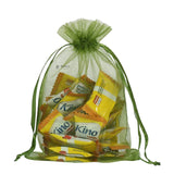 Organza Potli Bags | Drawstring Bags | Olive Green Color