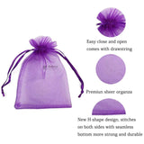 Organza Potli Bags | Drawstring Bags | Dark Purple Color