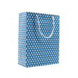 Paper Bag Polka Dot Blue And White | Pack of 50 - Bakeyy.com - India - Paper Bag Polka Dot Blue And White | Pack of 50 - Default Title