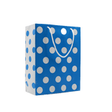 Paper Bag Polka Dot Lite Blue | Pack of 10 - Bakeyy.com - India - Paper Bag Polka Dot Lite Blue | Pack of 10 - Default Title