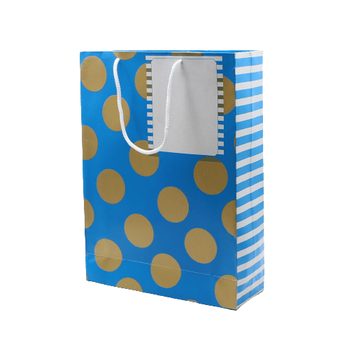 Paper Bag Printed White Space Given For Writing | Pack of 10 - Bakeyy.com