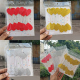 Glitter Heart Cake Topper Set | Premium Sparkle Picks for Cakes, Cupcakes & Desserts | Pack of 10