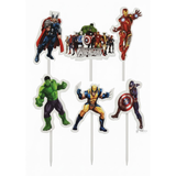 Kids Movies & Shows Cake Toppers | Birthday Party Decor | Birthday Cake Decor | Pack of 6