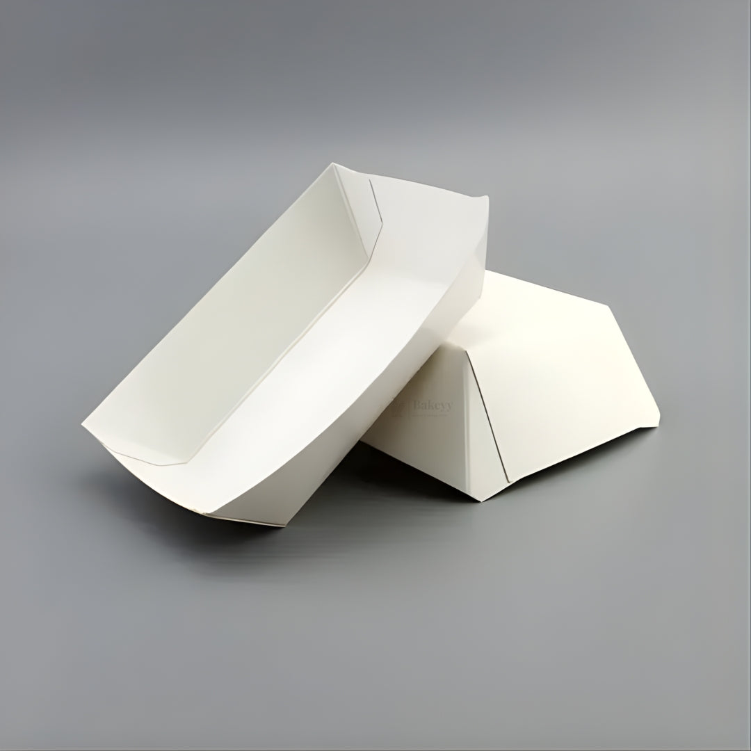 Disposable Paper Food Tray | Disposable Snack Boat | Food Serving Tray | Pack of 25