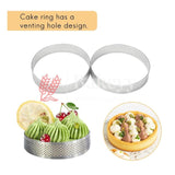 Perforated Round Tart Ring | Round | Set of 3 - Bakeyy.com - India - Perforated Round Tart Ring | Round | Set of 3 - Default Title