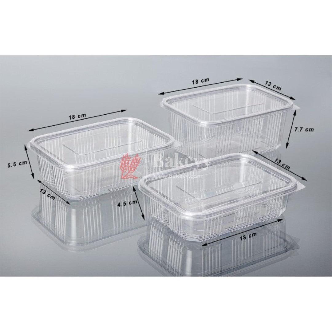 Pet Pvc Box | Pack of 50 - Bakeyy.com - India - Pet Pvc Box | Pack of 50 - 600ml_Small