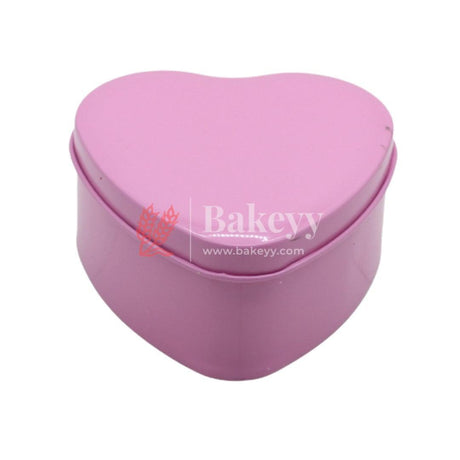 Pink Heart Empty Decorative Tin Box | Gift Box | Chocolate Box | Sweet Box | Jewellery Box | Luxury Box | Pack of 18 - Bakeyy.com - India - Pink Heart Empty Decorative Tin Box | Gift Box | Chocolate Box | Sweet Box | Jewellery Box | Luxury Box | Pack of 18 - Default Title