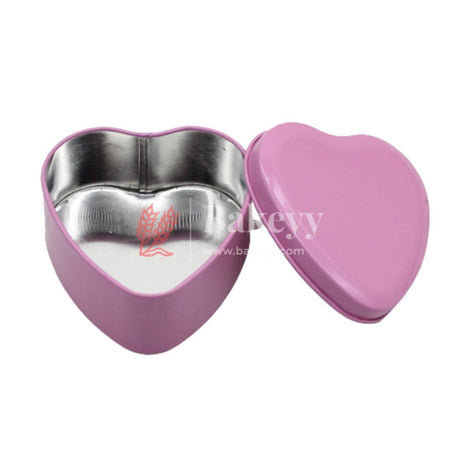 Pink Heart Empty Decorative Tin Box | Gift Box | Chocolate Box | Sweet Box | Jewellery Box | Luxury Box | Pack of 18 - Bakeyy.com - India - Pink Heart Empty Decorative Tin Box | Gift Box | Chocolate Box | Sweet Box | Jewellery Box | Luxury Box | Pack of 18 - Default Title