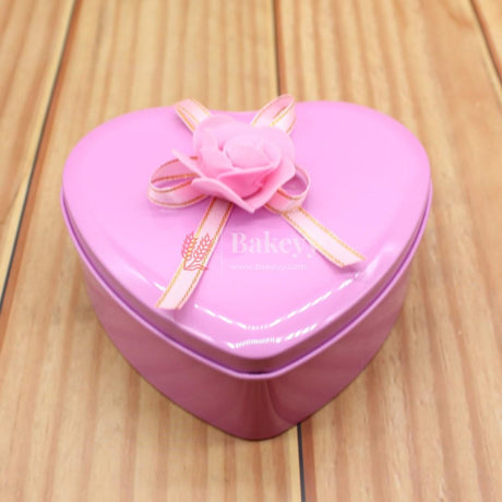 Pink Heart Empty Decorative Tin Box | Gift Box | Chocolate Box | Sweet Box | Jewellery Box | Luxury Box | Pack Of 6 - Bakeyy.com - India - Pink Heart Empty Decorative Tin Box | Gift Box | Chocolate Box | Sweet Box | Jewellery Box | Luxury Box | Pack Of 6 - Default Title