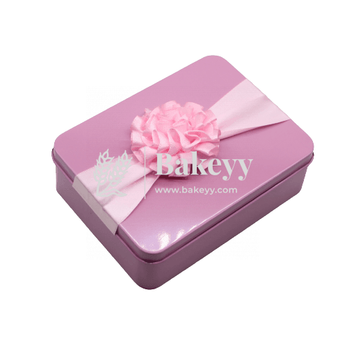 Metal tin gift shop box