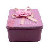 Pink square Rectangle Empty Decorative Tin Box | Gift Box | Chocolate Box | Sweet Box | Jewellery Box | Luxury Box | Pack of 8 - Bakeyy.com - India - Pink square Rectangle Empty Decorative Tin Box | Gift Box | Chocolate Box | Sweet Box | Jewellery Box | Luxury Box | Pack of 8 - Pack of 8
