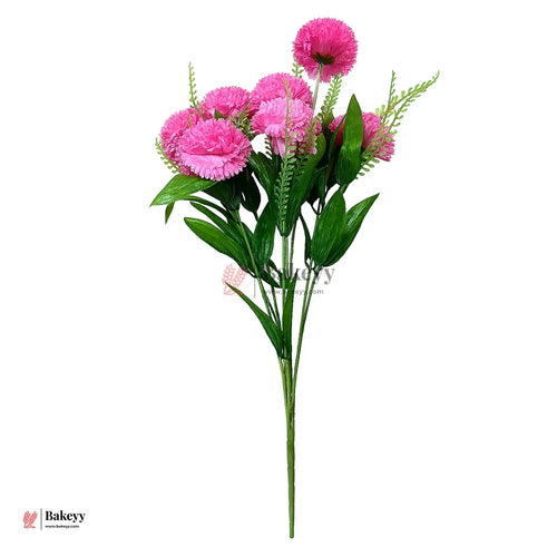 56 Cm - Artificial Dahlia Flowers With Stem | 1 Bunch