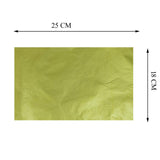 Pista Green Colour Chocolate Wrapping Paper - Aluminium Embossed Foil | 7x10" Size | Pack of 200 - Bakeyy.com - India - Pista Green Colour Chocolate Wrapping Paper - Aluminium Embossed Foil | 7x10" Size | Pack of 200 - Default Title