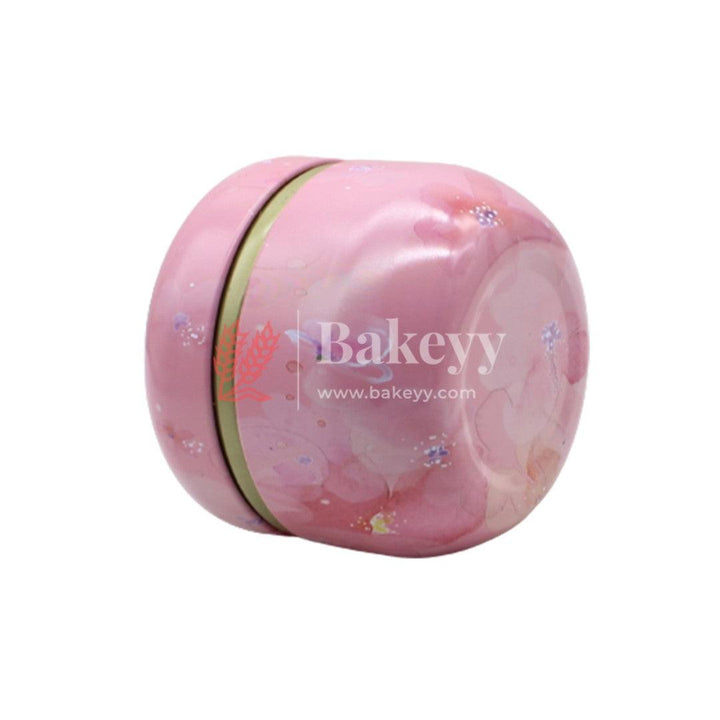 Plain Empty Tin Matka Round Shaped Decorative Boxes | Candle Tin Box - Bakeyy.com