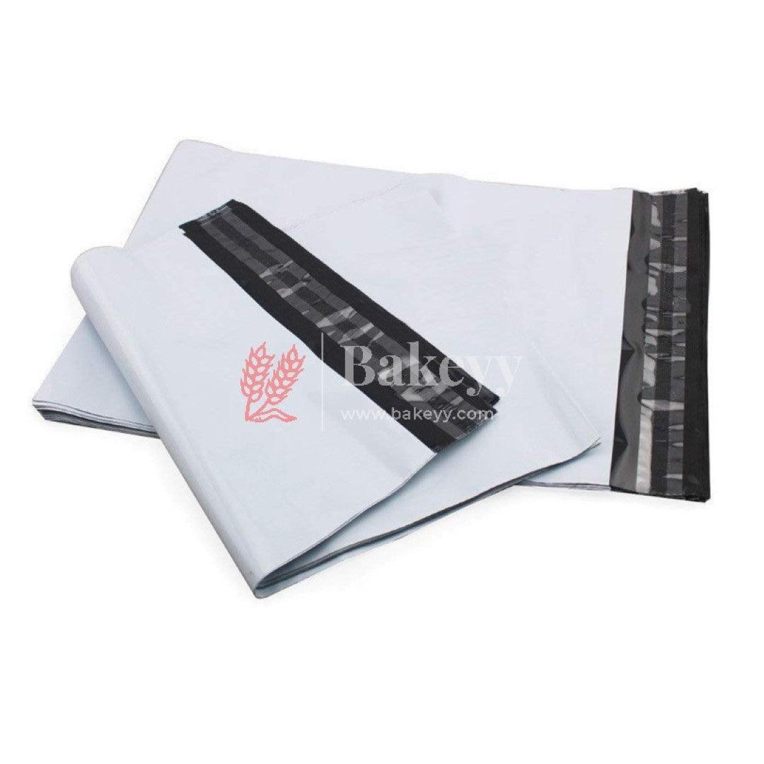 Plain Plastic Courier Bags Shipping Bags Strong Thick Mailing Bags with Self Adhesive Waterproof and Tear-Proof | Different Size | Pack Of 100 - Bakeyy.com - India - Plain Plastic Courier Bags Shipping Bags Strong Thick Mailing Bags with Self Adhesive Waterproof and Tear-Proof | Different Size | Pack Of 100 - 6x9 inch