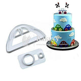 Plastic Car Theme Fondant Cookie Biscuit Cutter Mould - Bakeyy.com - India - Plastic Car Theme Fondant Cookie Biscuit Cutter Mould - Default Title