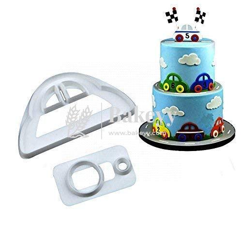 Plastic Car Theme Fondant Cookie Biscuit Cutter Mould - Bakeyy.com