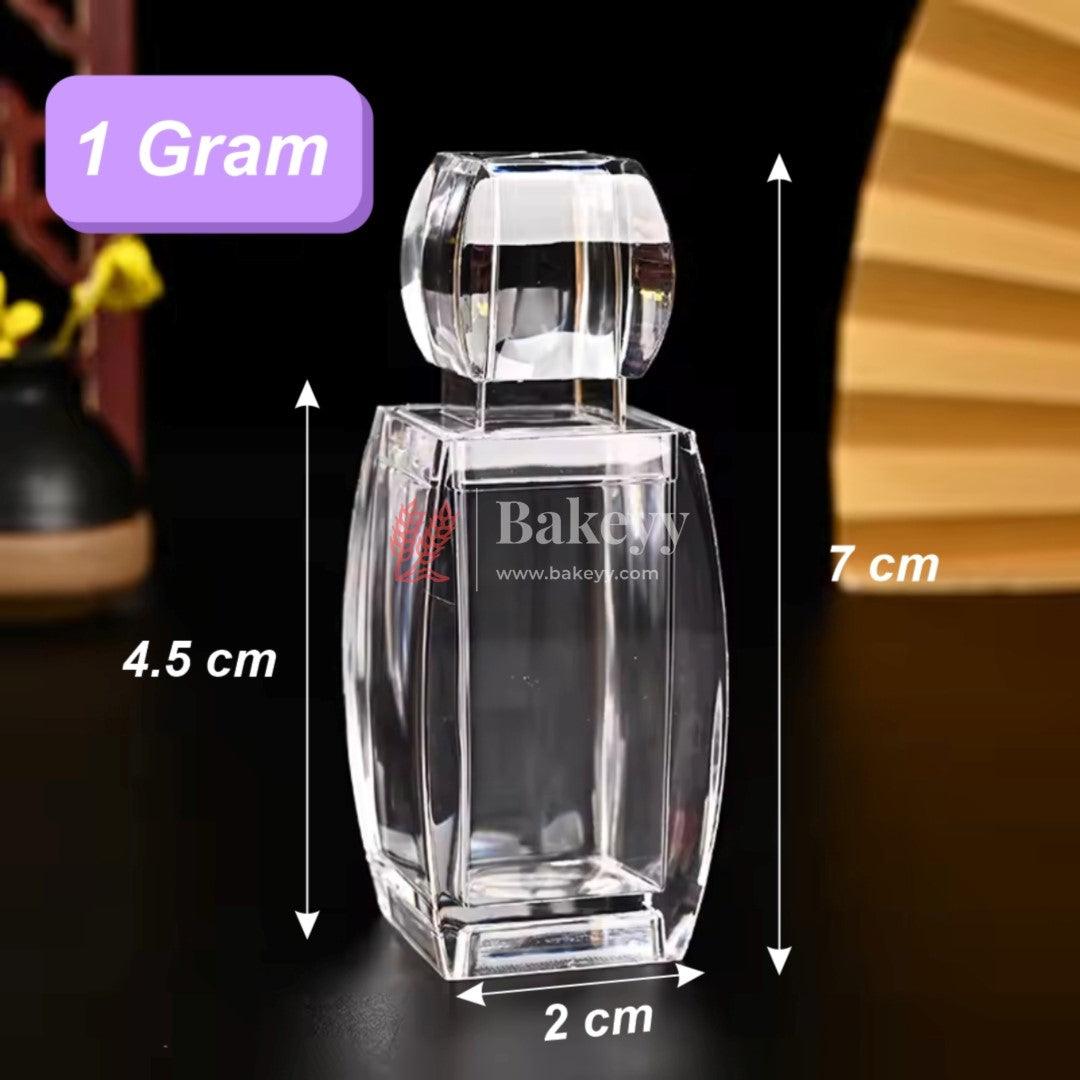 Plastic saffron packaging Jar - Bakeyy.com - India - Plastic saffron packaging Jar - 1 Gram